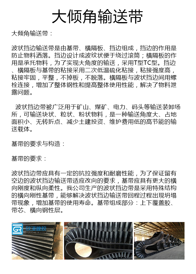 耐酸碱大倾角带 耐酸碱大倾角带